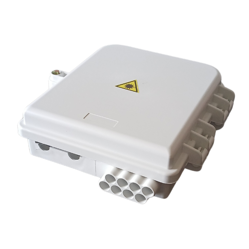 Caixa Atendimento Óptico Mini Cto Ftth 8fo Multitoc Branca