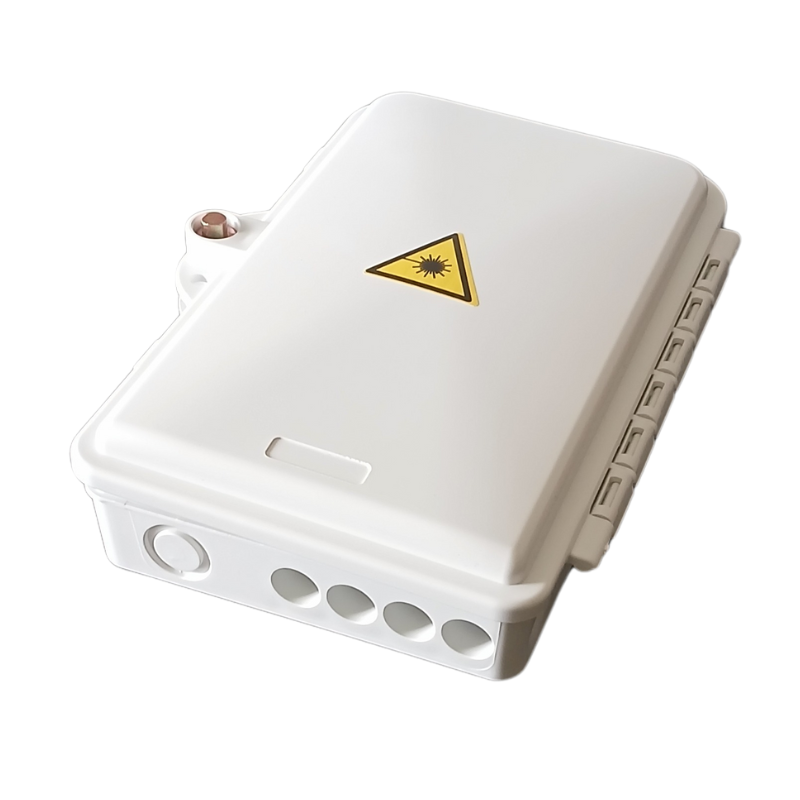 Caixa Atendimento Óptico Mini Cto Ftth 4fo Multitoc Branca