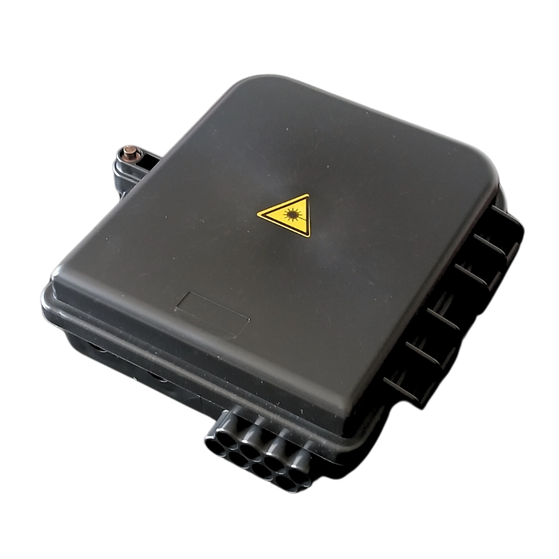 Caixa Atendimento Óptico Mini Cto Ftth 8fo Multitoc Preto