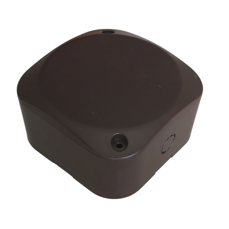 Caixa Premium Sobrepor / Cftv Quadrada Marron