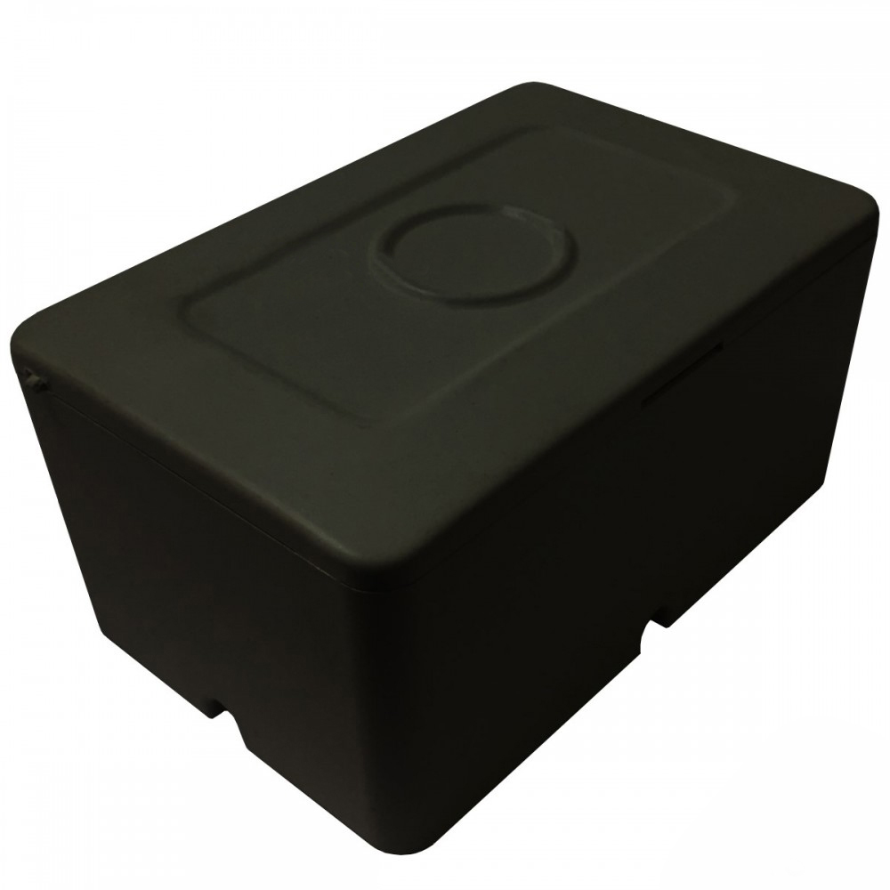 Caixa de Sobrepor CFTV Mini Preta 9x6x4,5cm