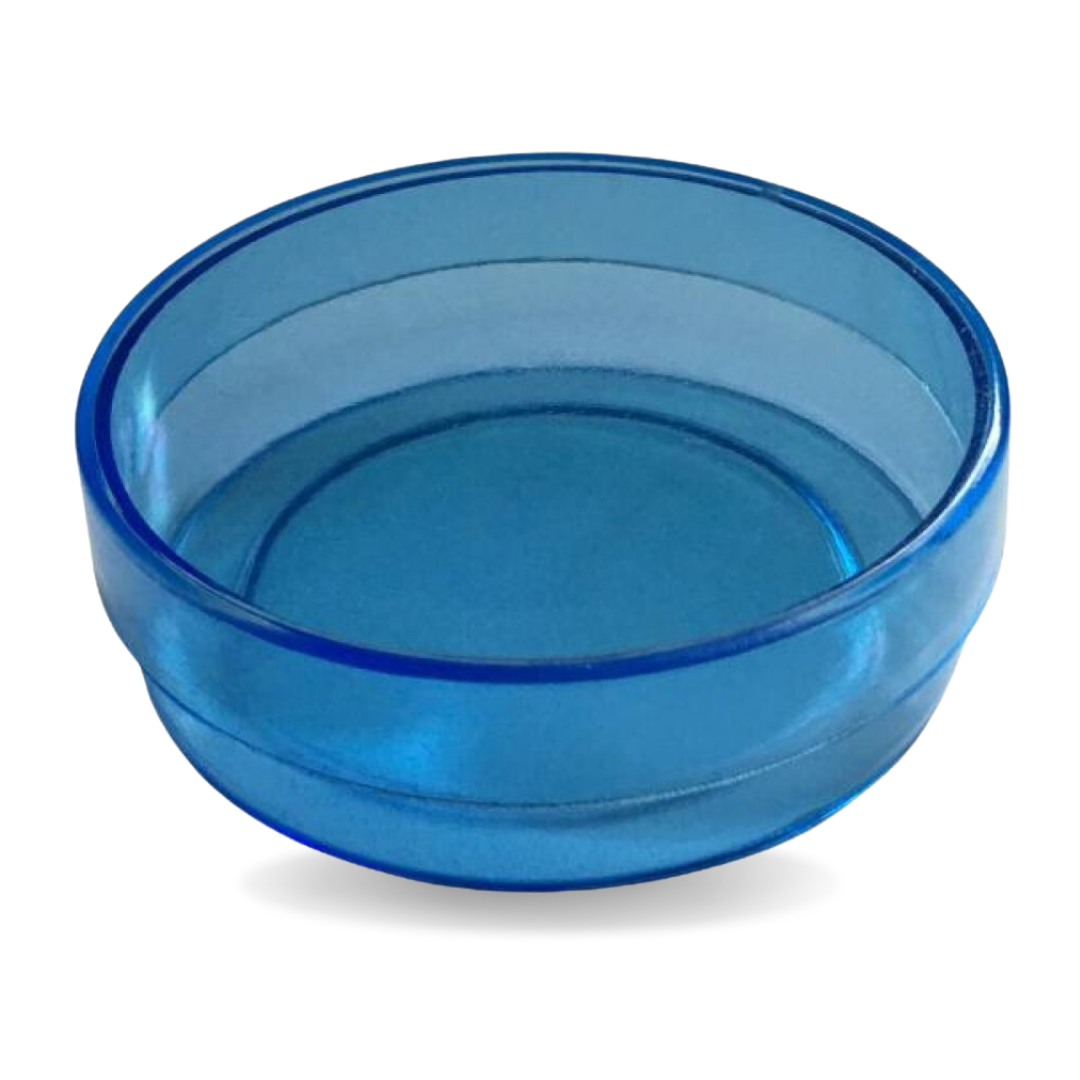 Caixinha de Acrílico Latinha Azul 100 peças