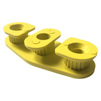Esticador de Fibra FE (Drop) e Cabo UTP - Amarelo
