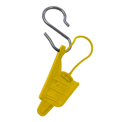 Esticador de Fibra Drop Óptica (Mini Cunha) Amarelo
