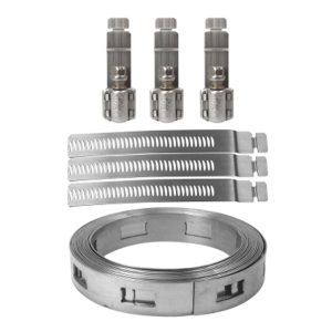Kit Abraçadeiras em Aço Carbono Multitoc