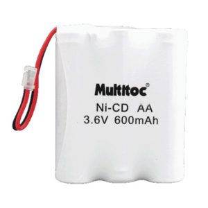 Bateria NICD AA 3.6v 600mAh